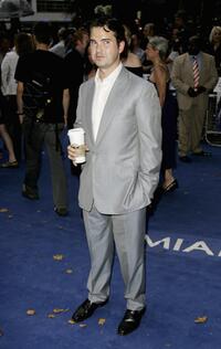 Jimmy Carr at the European premiere of "Miami Vice."