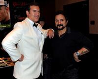 Bruce Campbell and Tom Savini at the Fangoria Trinity of Terrors Festival.