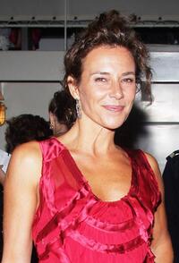 Valeria Cavalli at the Alberta Ferretti Boat Party during the 64th Annual Venice Film Festival.