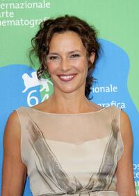 Valeria Cavalli at the photocall of "La Fille Coupee En Deux" 64th Annual Venice Film Festival.