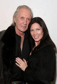 David Carradine and Annie Bierman at the premiere of "Homo Erectus" during the 2007 Slamdance Film Festival.