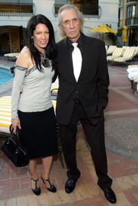 Annie Bierman and David Carradine at the "Style 2005" Golden Globe Retreat.