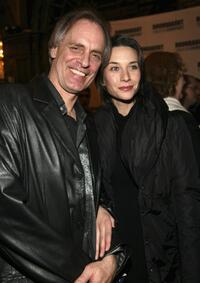 Keith Carradine and Haley DuMond at New York City for the Broadway opening of "The Apple Tree".