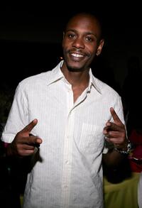 Dave Chappelle at the Grand Gala Hilton VIP reception held at the Muhammad Ali Center.