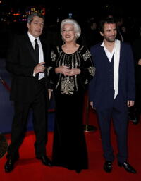Alain Chabat, Bernadette Lafont and Director Eric Lartigau at the 32nd Cesars French Film Awards Ceremony.