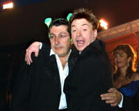 Alain Chabat and Mike Myers at the 54th Cannes Film Festival.