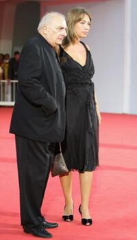 Claude Chabrol and Laura Smet at the 61st Venice International Film Festival for the premiere of "La demoiselle d'honneur".