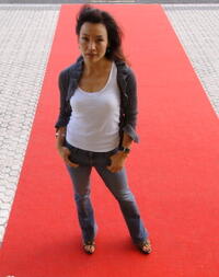 Joan Chen poses at the 53rd San Sebastian International Film Festival in San Sebastian, Spain. 