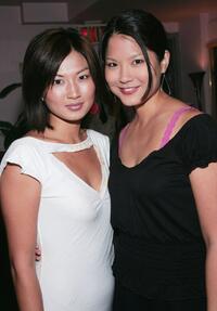 Michelle Krusiec and Lynn Chen at the "Saving Face" dinner at Pink Pearl Restaurant during the 2004 Toronto International Film Festival.