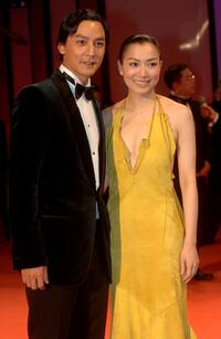 Daniel Wu and Sammi Cheng at the premiere of "Everlasting Regret" during the 62nd Venice Film Festival.
