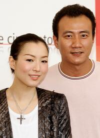 Sammi Cheng and Hu Jun at the photocall of "Everlasting Regret" during the 62nd Venice Film Festival.