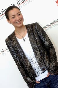 Sammi Cheng at the photocall of "Everlasting Regret" during the 62nd Venice Film Festival.