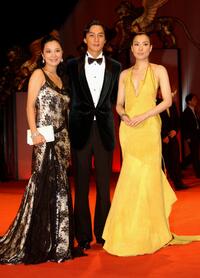 Su Yan, Daniel Wu and Sammi Cheng at the premiere of "Everlasting Regret" during the 62nd Venice Film Festival.