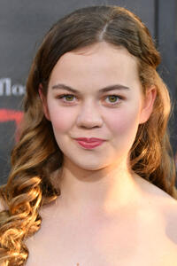 Megan Charpentier at the premiere of "It" in Hollywood.