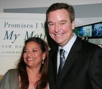 Debbie Allen and Sam Haskell at the celebration honoring Haskell and the publication of his memoir "Promises I Made My Mother."