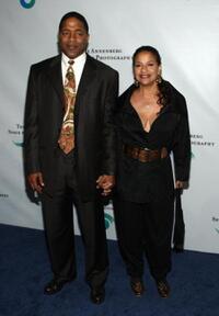 Norm Nixon and Debbie Allen at the Annenberg Foundation's Space for Photography opening night gala.