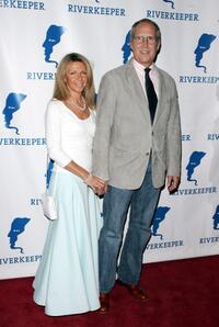 Chevy Chase and his wife Jayni Luke at the 11th annual Riverkeeper Benefit gala honoring the Hearst Corporation.