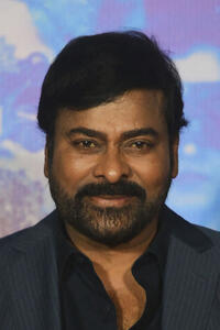 Chiranjeevi at the "Godfather" trailer launch in Mumbai.