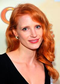 Jessica Chastain at the HFPA Salute To Young Hollywood party.