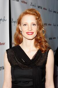 Jessica Chastain at the premiere of "Bright Star."