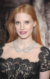 Jessica Chastain at the New York premiere of "Mama."