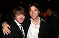 Richard Wilson and Khan Chittenden at the after party of the California premiere of "Introducing The Dwights."