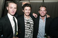 Jake McLaughlin, James Franco and Wes Chatham at the after party of the California premiere of "In the Valley of Elah."