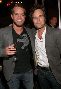 Wes Chatham and Mark Ruffalo at the In Style Magazine and The Hollywood Foreign Press Association Toronto International Film Festival party.