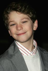 Jake Cherry at the premiere of "Night At The Museum."