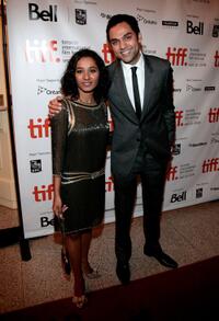 Tannishtha Chatterjee and Abhay Deol at the premiere of "Road, Movie" during the Toronto International Film Festival.