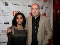 Tannishtha Chatterjee and Dev Benegal at the premiere of "Road, Movie" during the Toronto International Film Festival.