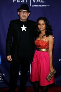 Dev Benegal and Tannishtha Chatterjee at the premiere of "Road, Movie" during the 2010 Tribeca Film Festival.