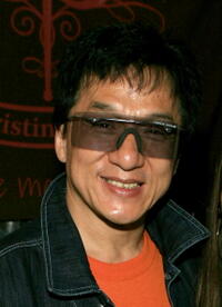 Jackie Chan at the Distinctive Assets gift lounge during the 20th annual Kid's Choice Awards in L.A.