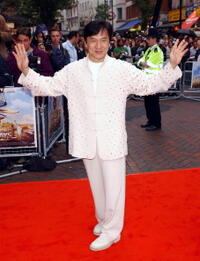 Jackie Chan at the London premiere of "Around the World In 80 Days."
