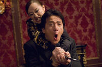 Youki Kudoh and Jackie Chan in "Rush Hour 3."