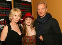 Anna Chlumsky, Trudie Styler and musician Sting at the "Reel Moments" premiere.