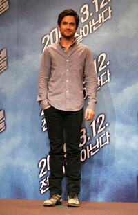 Justin Chatwin at the press conference of "Dragonball Evolution."