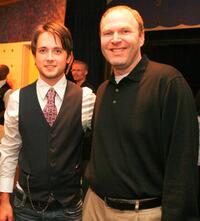 Justin Chatwin and Jim Gallagher at the screening of "The Invisible."