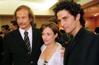 Patrick Chesnais, Brigitte Rouan and Boris Terral at the 50th International Cannes Film Festival.