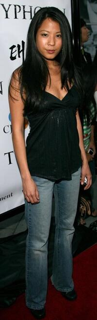 Karin Anna Cheung at the premiere of "Typhoon."