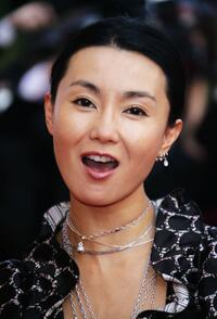 Maggie Cheung at the premiere of "No Country For Old Men" at the Palais des Festivals during the 60th International Cannes Film Festival.