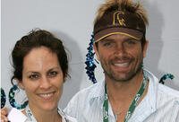 Annabeth Gish and David Chokachi at the Natural Resource Defense Council's Day of Discovery in California.