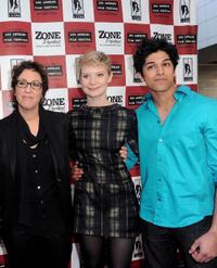 Lisa Cholodenko, Mia Wasikowska and Kunal Sharma at the premiere of "The Kids Are All Right" during the 2010 Los Angeles Film Festival.