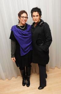 Lisa Cholodenko and Wendy Melvoin at the after party of "The Kids Are Alright" during the 54th BFI London Film Festival.