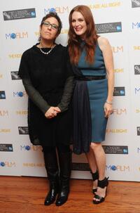 Lisa Cholodenko and Julianne Moore at the premiere of "The Kids Are Alright" during the 54th BFI London Film Festival.