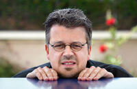 Sylvain Chomet at the photocall of "Les Triplettes de Belleville" during the 56th Cannes Film Festival.