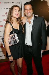 Katie Chonacas and Randall Emmett at the world premiere of "Rambo."
