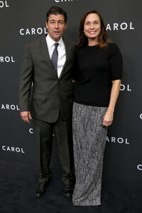 Kyle Chandler and Kathryn Chandler at the New York premiere of "Carol."
