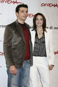 Luca Argentero and Laura Chiatti at the photocall of "A Casa Nostra" during the Rome Film Festival.
