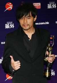 Jay Chou at the 25th Hong Kong Film Awards.